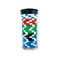 Pad Printed Poker Chip Tube